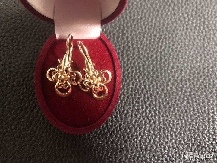 Серьги 583 пробы