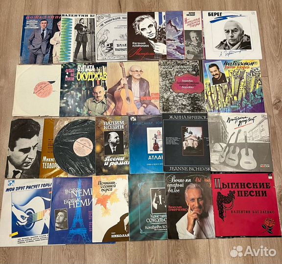 Винил. Авторская песня, барды, романсы и т.д
