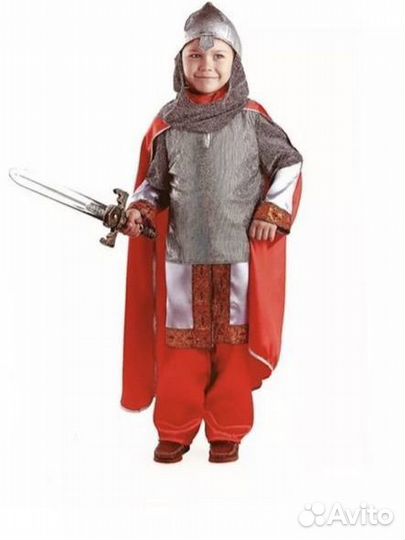 Костюм Богатыря прокат р.116 и 122