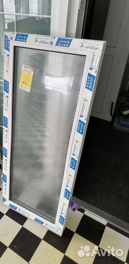 Пластиковые окна 499х1202 мм глухие