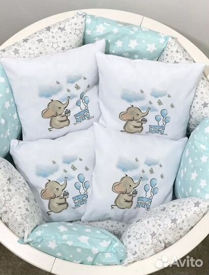 Бортики в детскую кроватку