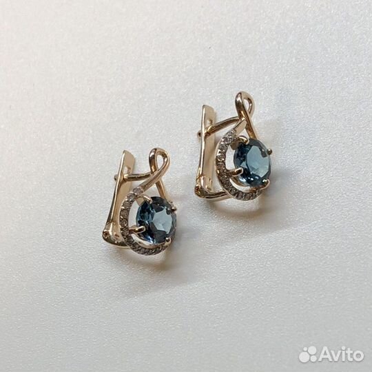Золотые серьги 585 пробы