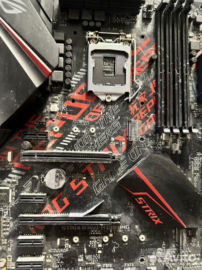 Материнская плата asus rog strix b 360-h gaming
