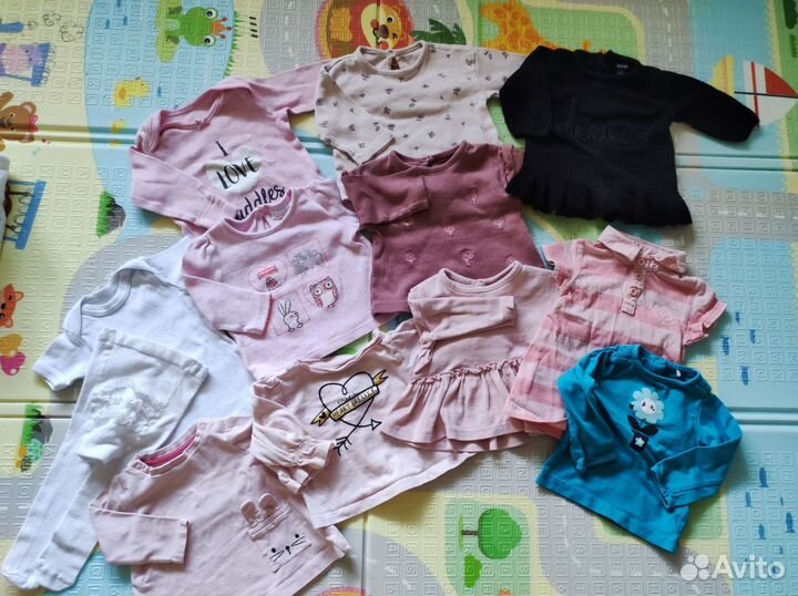 Большой пакет вещей 0-3 мес (менее 70р за вещь)