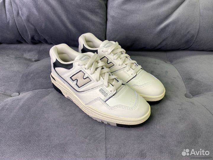 Кроссовки New Balance 550 Cream Black оригинал