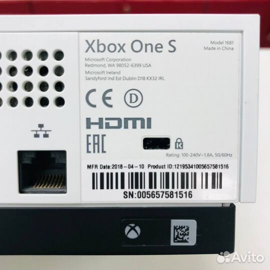 Игровая приставка Microsoft Xbox One S, № 93658