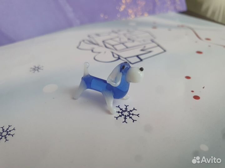 Стеклянные фигурки животных