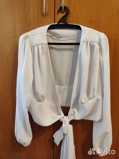 Блузка белая женская 44