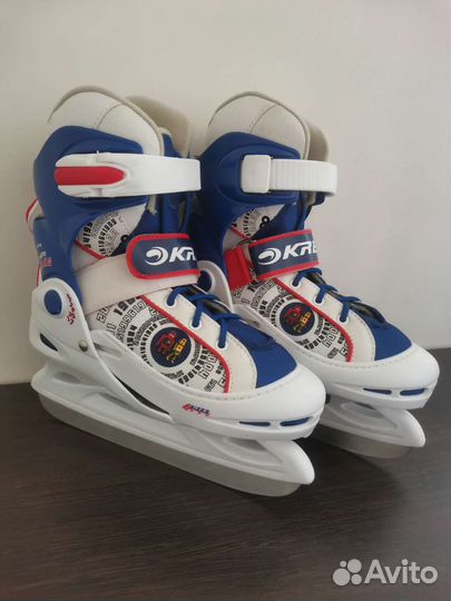 Коньки хоккейные раздвижные детские