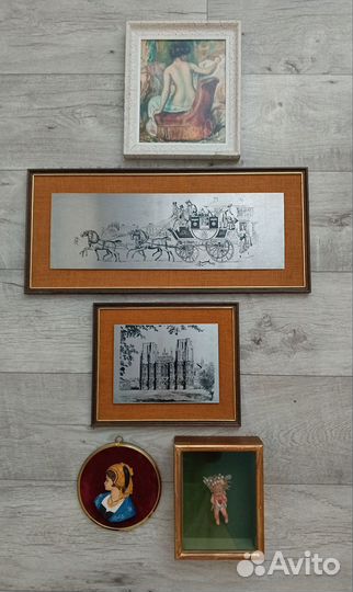 Винтажные картины/ репродукция. Франция