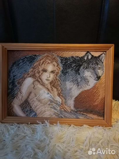 Картина вышитая крестом