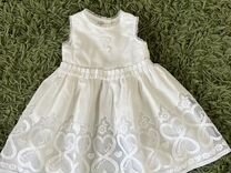 Blumarine baby Платье белое для девочки 74 размер