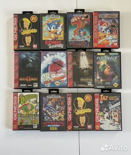 Игры на Sega Genesis и Sega MegaDrive скидки