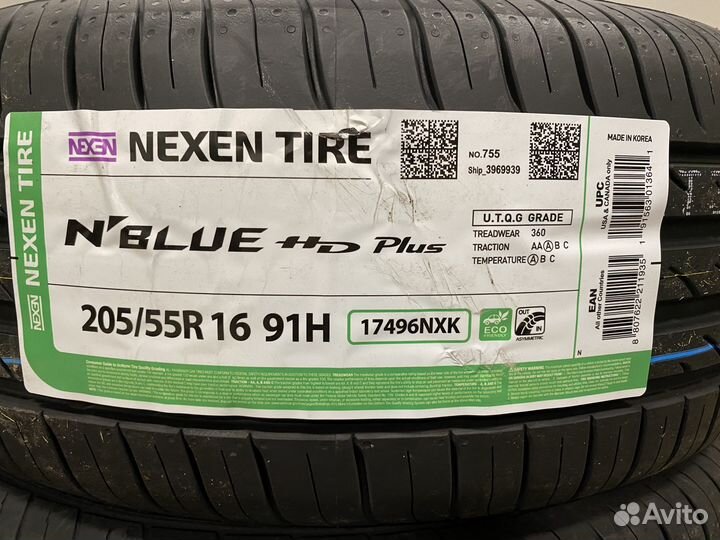 Nexen N'Blue HD Plus 205/55 R16 92V