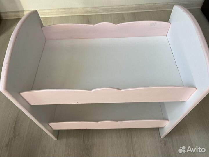 Кровать для кукол двухъярусная