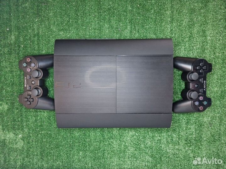 Ps3 прошитая + 50 игр 500gb + 2 гемпада