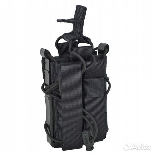 Подсумок открытый под 1 ак raid molle ссо Черный