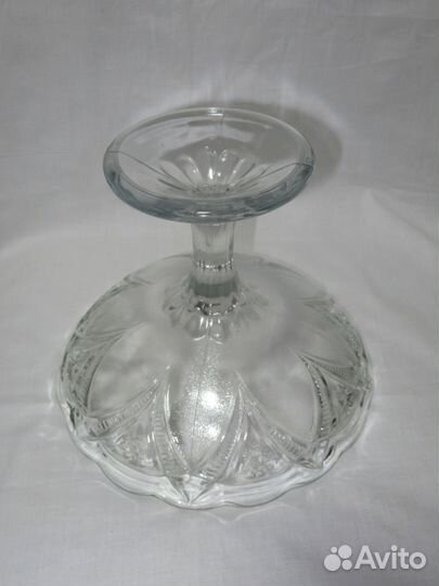 Конфетница. Фруктовница. Стекло. СССР