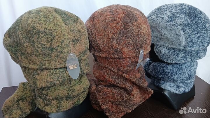 Женские комплекты кепка+шарф