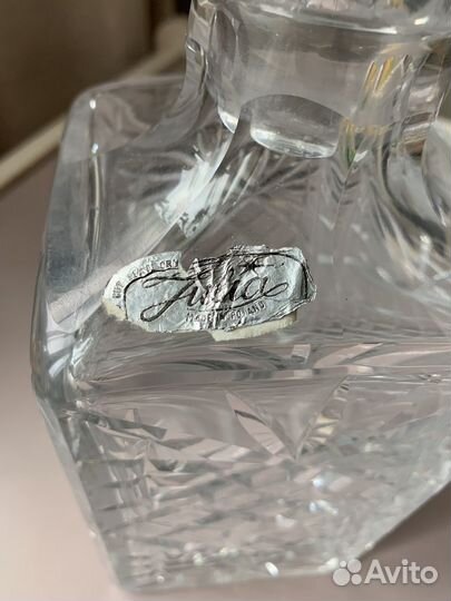 Штофы и графины хрусталь