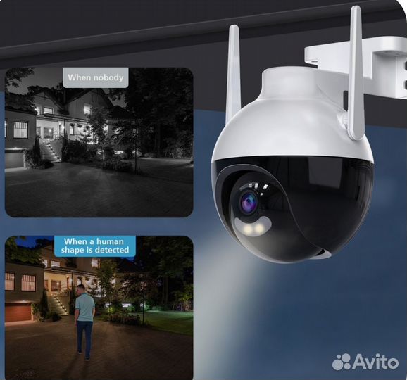 Уличная камера видеонаблюдения +установка