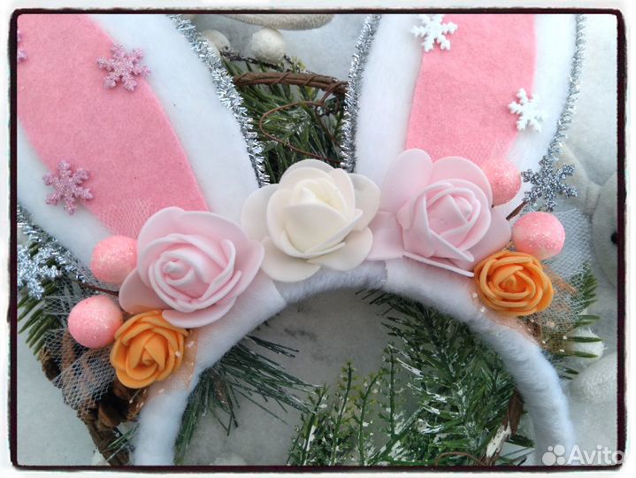 Ушки зайчика,Ободок ушки зайчика