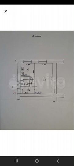 1-к. квартира, 31,9 м², 2/5 эт.