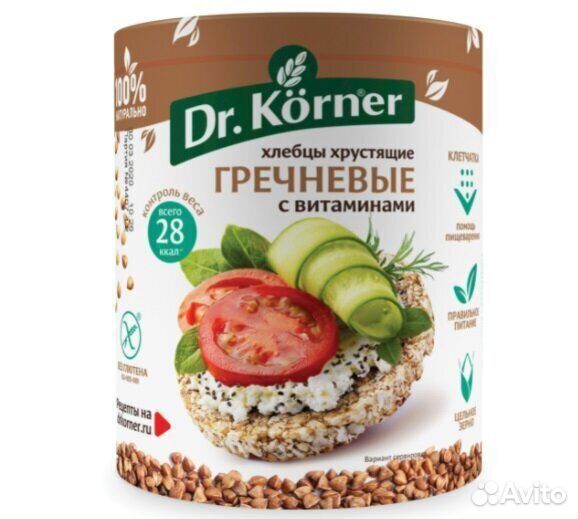 Хлебцы Доктор Корнер (Dr.Korner) Гречневые 100г