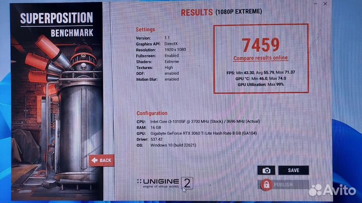 I3-10105f, 16DDR4, 240ssd+2TB hdd, rtx 3060ti