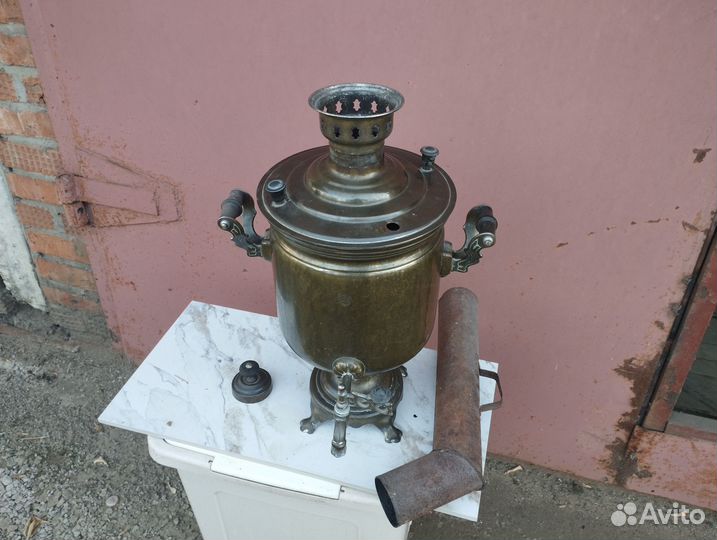 Самовар дровяной угольный