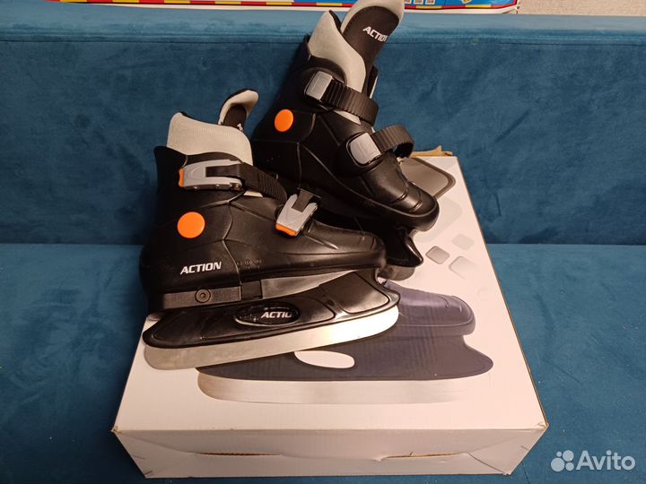 Коньки фигурные детские action бу