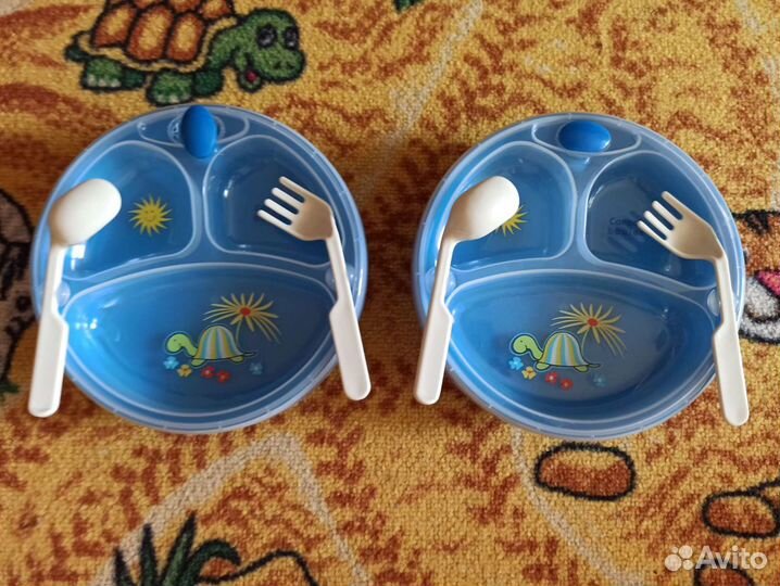 Термотарелка на присоске детская