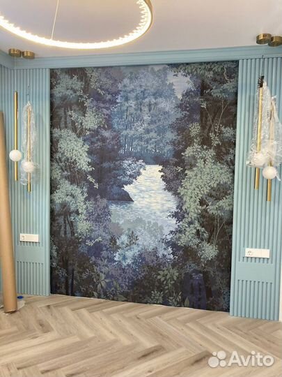 Поклейка обоев, покраска поверхностей