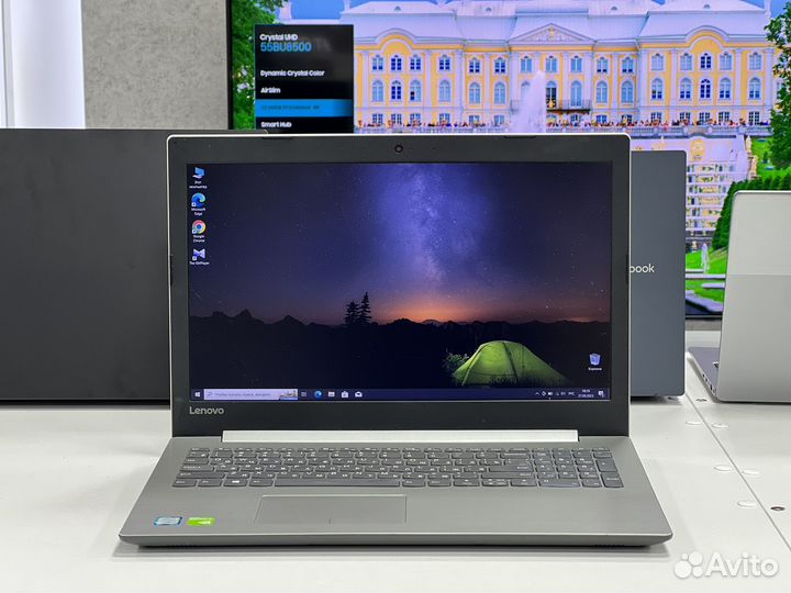 Игровой ноут 8G озу SSD256g GeForce 2G FHD