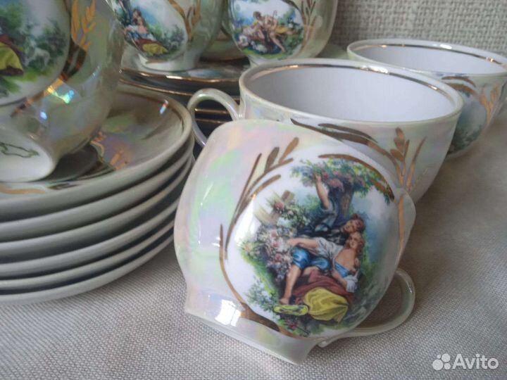 Сервиз чайно- кофейный мадонна/пастушка Дулево