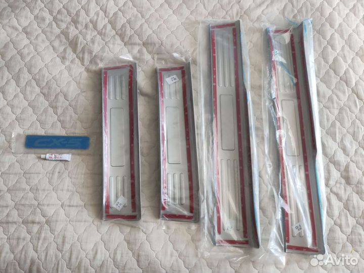 Накладки на пороги (внутренние) Mazda CX-5