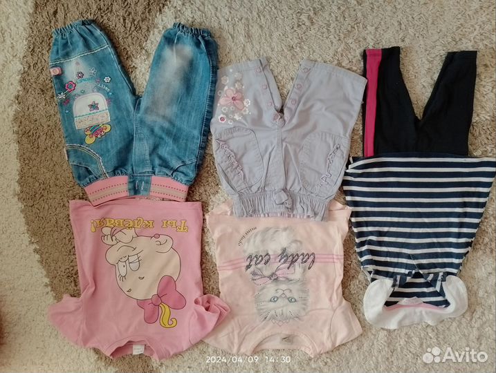 Детские вещи пакетом 74 80