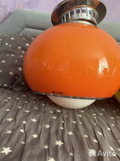 Светильник Meblo потолочный/настольный оранжевый