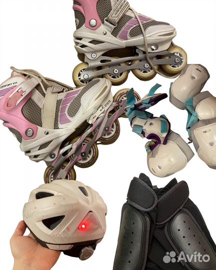 Ролики Rollerspace Comfort Fit 33 36 шлем защита