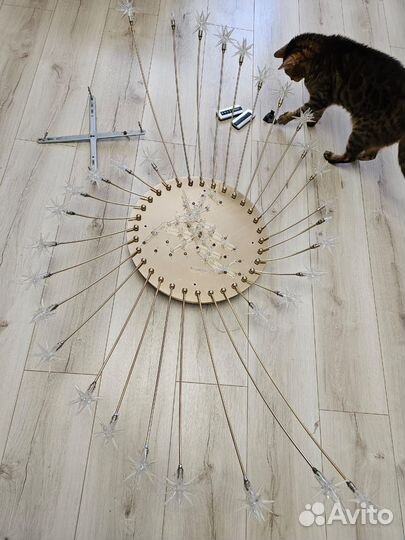 Люстра потолочная бу