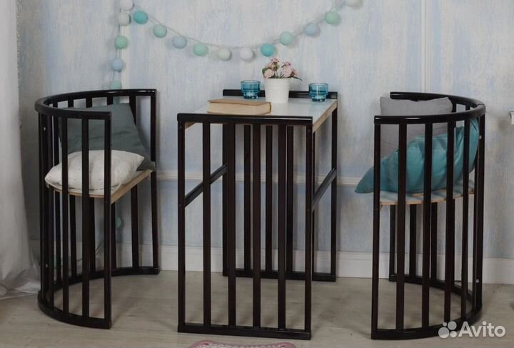 Кроватка люлька для новорожденных детская 7 в 1