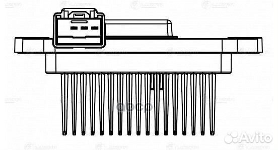 LFR 2541 резистор вентилятора печки Mazda 3 (B