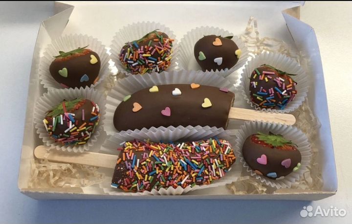 Клубника в шоколаде. Подарочные наборы