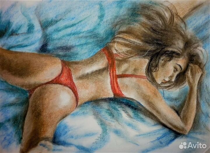 Картина пастелью 