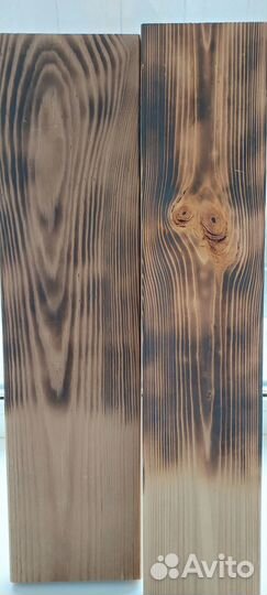 Обоженная доска из термососны