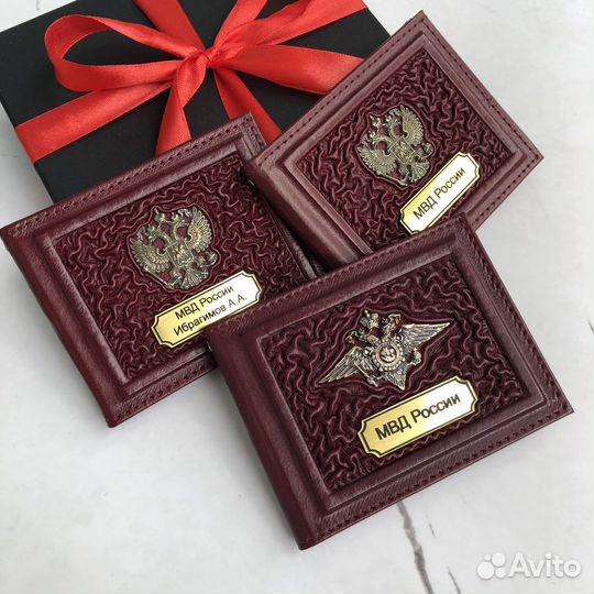 Обложка на удостоверение мвд