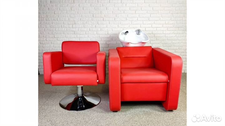 Мойка парикмахерская с белой керамикой