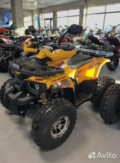 Детский квадроцикл Avantis Hunter 8 премиум желтый