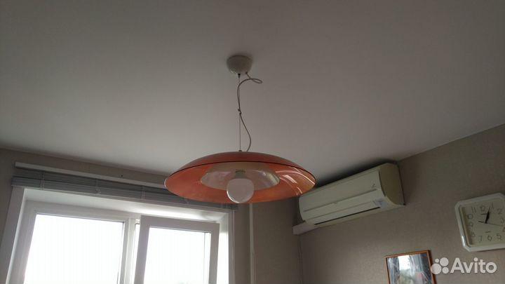 Люстра стеклянная большая