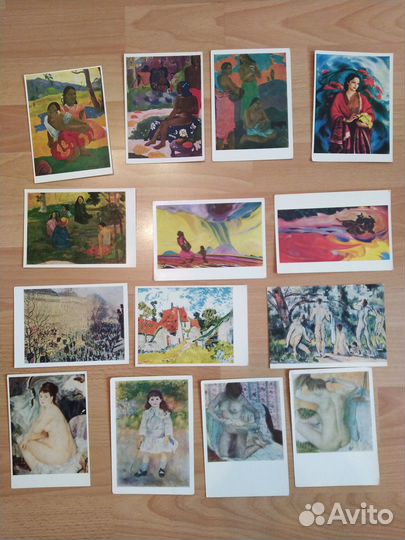 Открытки по искусству СССР 50-80